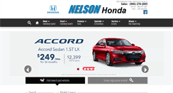 Desktop Screenshot of hondasbynelson.com